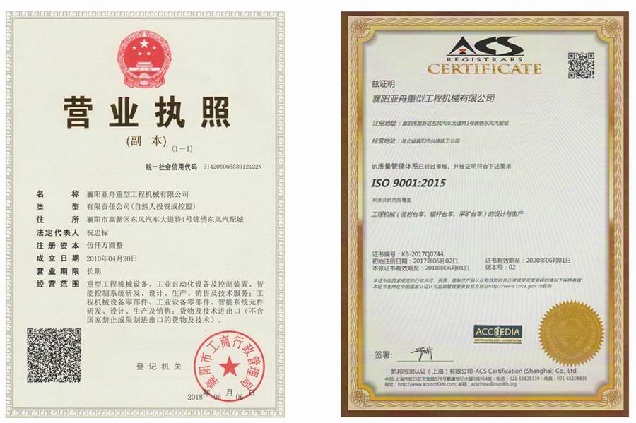 营业执照，ISO证书